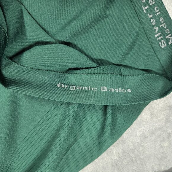 Organic Basics Shirt Mens L / XL Green SilverTech 2.0 Long Sleeve Tee - Picture 6 of 10